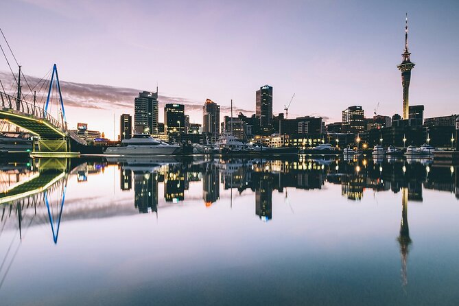 A Self-Guided Walking Tour of Auckland's Hidden Stories - Ferry Building, Sky Tower, Viaduct Harbour, and ending at Princes Wharf
