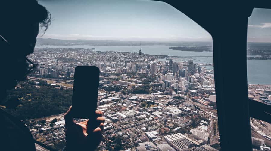 Auckland: 36 min scenic helicopter flight - Coast to Coast - Devonport Naval Base, North Head, and Rangitoto’s crater finale