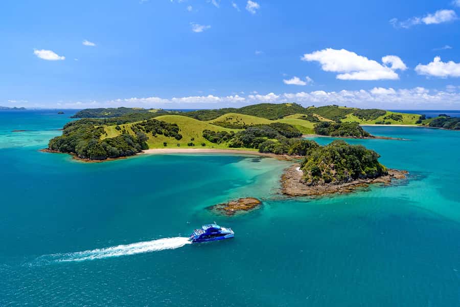 Auckland: Bay of Islands Day Tour with Dolphin Cruise - The island stop at Otehei Bay on Urupukapuka Island