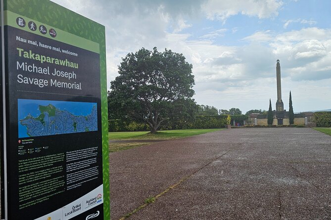 Auckland City Halfday Private Tour - Bastion Point and the Michael Joseph Savage Memorial Park panorama