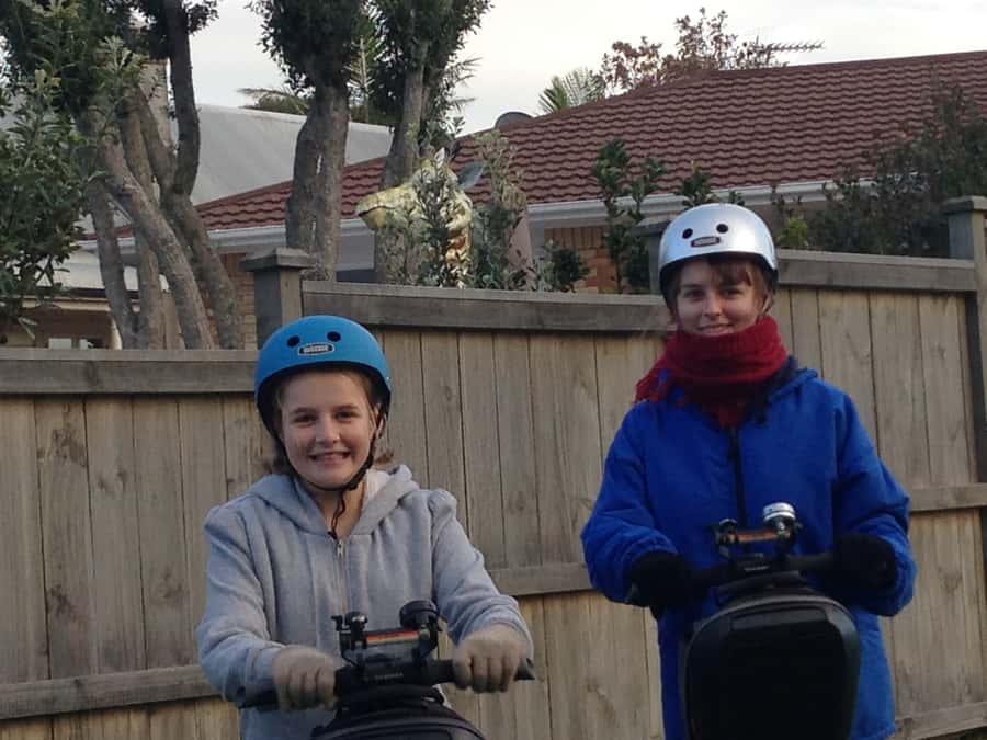 Auckland: Devonport Waterfront Segway - Practice time around a slalom course