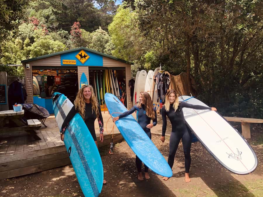 Auckland: Group Surfing Lesson with Muriwai Surf School - The 2-hour flow: from board basics to your first real rides