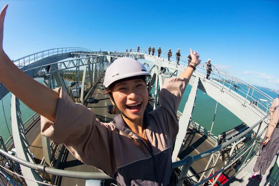 Auckland Harbor Bridge: Bridge Climb - Guide Power: History, Funny Facts, and Landmark Spotting