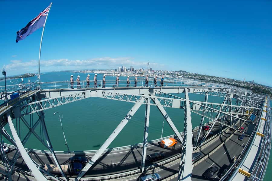 Auckland Harbor Bridge: Bridge Climb - Photos and Video: A Smart Way Around the No-Phone Rule