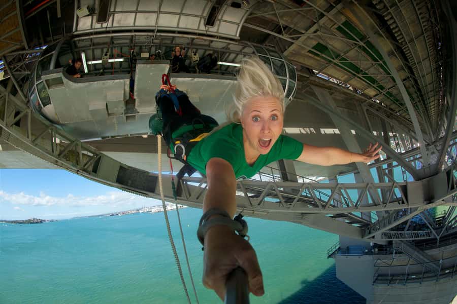 Auckland Harbour Bridge Climb & Bungy Combo - Arriving, Checking In, and Getting Fitted for the Bridge