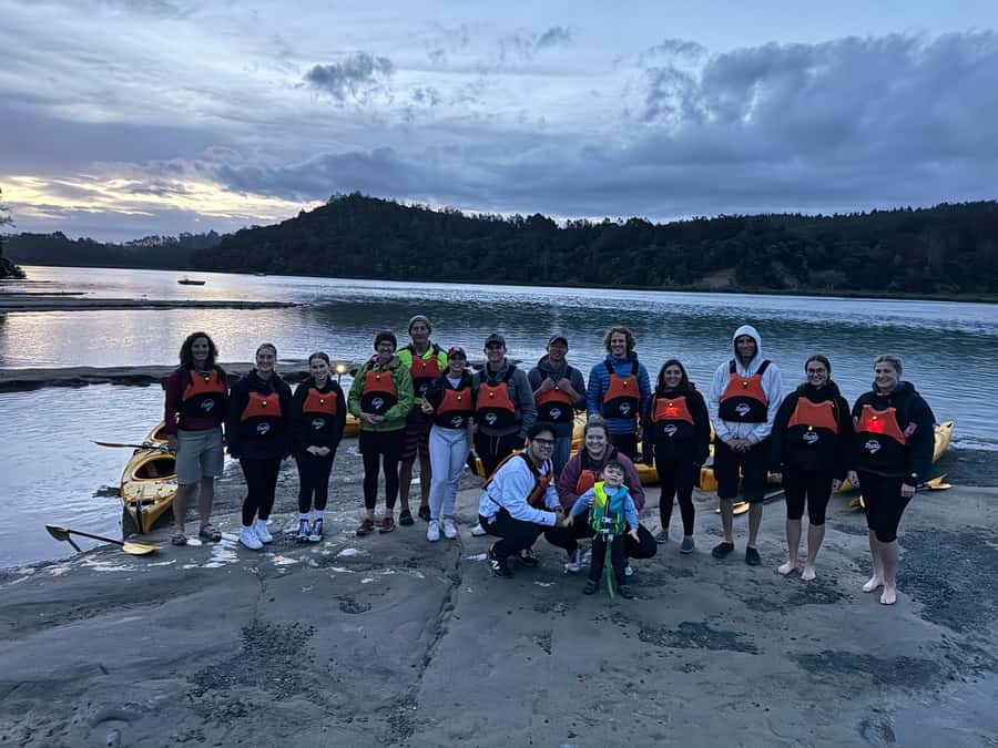 Auckland: Night Kayak Tour in Glowing Bioluminescent Waters - Paddling for about 75 minutes: turning your strokes into light