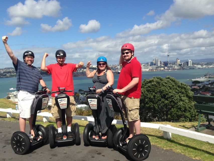 Auckland: Segway Tour to Mount Victoria - Cambria Reserve: old quarry turned park and tui sightings