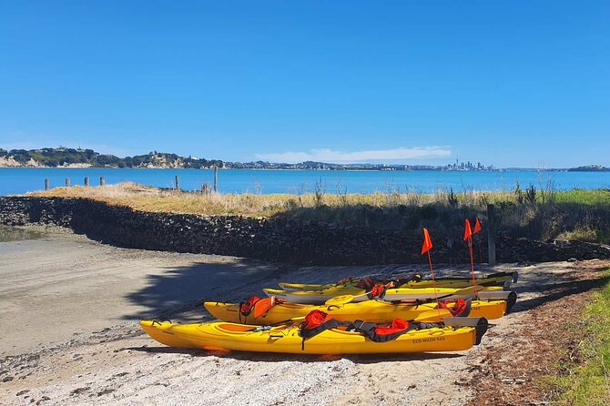 Browns Island Motukorea Sea Kayak Tour - The paddle from St Heliers: first views of Hauraki Gulf and Waitematā Harbour