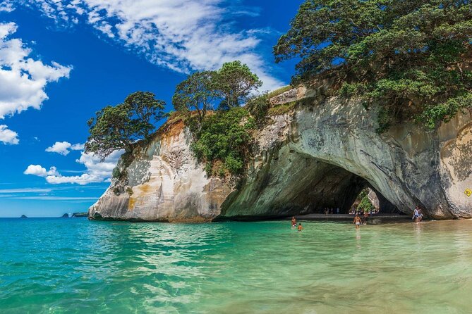 Cathedral Cove with the Lost Spring Hidden Spa - Return to Auckland: Travel Time You Can Plan Around