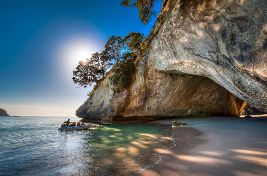 From Auckland: Cathedral Cove & Hot Water Beach Tour - Hot Water Beach: how to dig a spa pool and avoid the “no hot water” disappointment