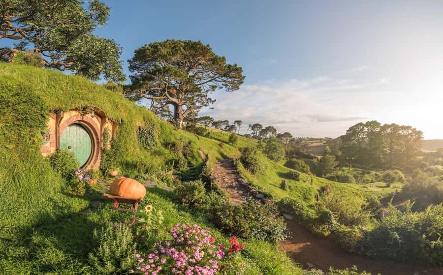 From Auckland: Hobbiton Movie Set Day Tour with Picnic Lunch - Entering Hobbiton: A Guided 2.5-Hour Walk Across the Set
