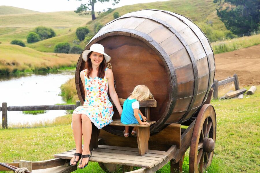 From Auckland: Hobbiton & Rotorua Tour with Lunch at Te Puia - Hobbiton Movie Set: the guided 2.5-hour tour and your Green Dragon moment