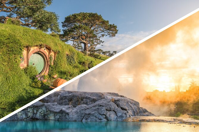 Hobbiton & Rotorua Small Group Tour including Te Puia from Auckland - Hobbiton Movie Set Tour: Hobbit Holes, Green Dragon Inn, and Real Guide Energy