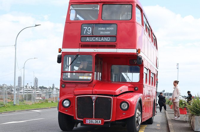 London Routemaster Double Decker Auckland Discovery - Ponsonby: cafés, colourful villas, and nightlife streets from above