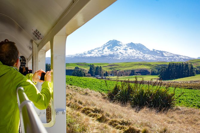 Northern Explorer Train Journey from Auckland to Wellington - What you’ll see on the Central Plateau run: Waikato farms to volcanic power