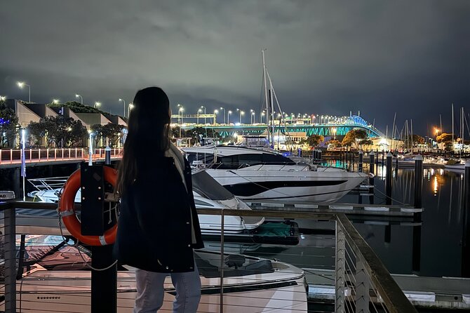 Private Night Tour of Auckland, Sky Tower Bar, Bridge & Museum - Devonport: where the night begins with harbour views