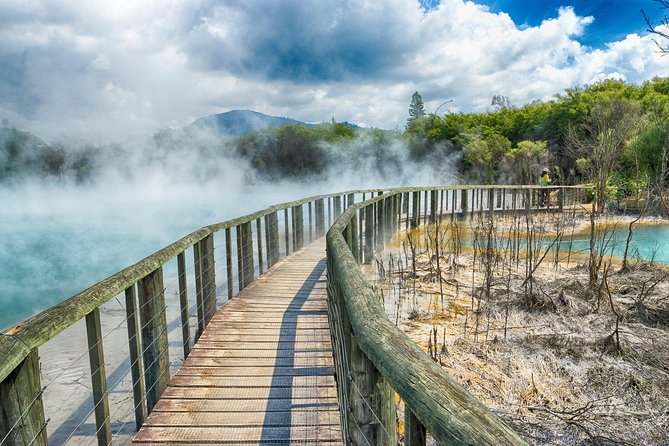 Rotorua Full Day Private Tour from Auckland - Before Te Puia: Lake Rotorua frontage and Government Gardens time