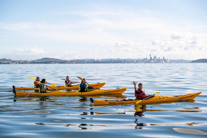 Sunset kayak tour to Rangitoto Island - Paddling back after dark: city lights and the real challenge