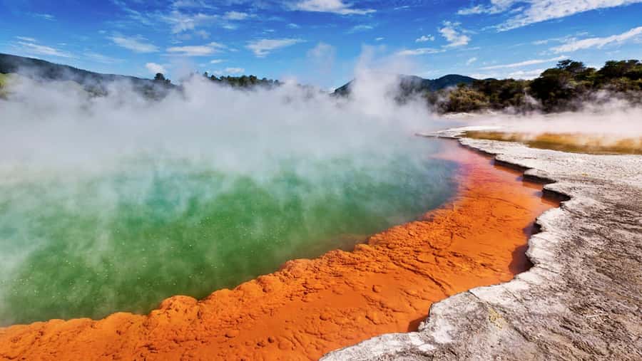 TRIPLE DEAL Wai-O-Tapu, Redwood & Blue Springs from Auckland - Wai-O-Tapu Mud Pool: the most primal stop on the route